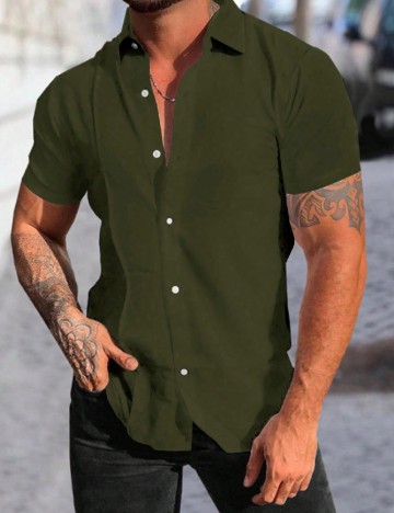 Camasa SHEIN, verde