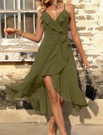 Rochie medie SHEIN, verde