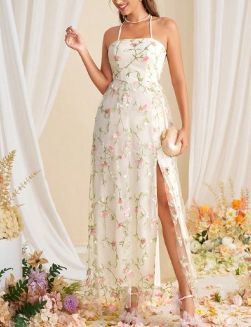 Rochie lunga SHEIN, floral print