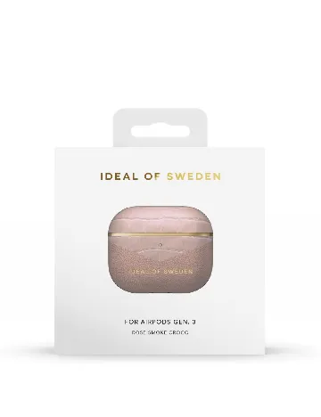 Husa AirPods IDEAL OF SWEDEN, roz pudra inchis