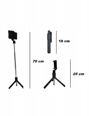 Selfie Stick Bluetooth Maxxter, negru