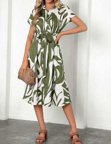 Rochie medie SHEIN, verde