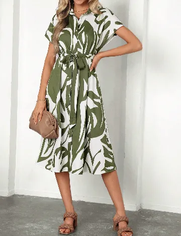 Rochie medie SHEIN, verde