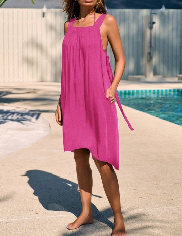 Rochie de plaja SHEIN, roz