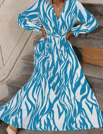 Rochie lunga SHEIN, albastru