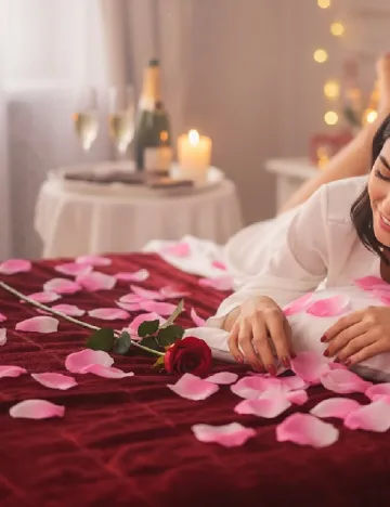 Petale de trandafiri, roz Roz