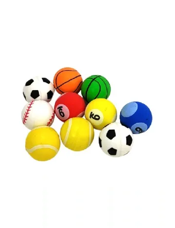Set bile de cauciuc Toi-Toys, mix culori