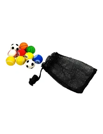 Set bile de cauciuc Toi-Toys, mix culori