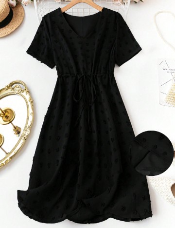 Rochie medie SHEIN CURVE, negru