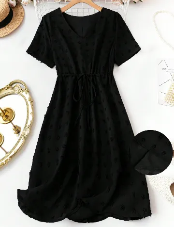 Rochie medie SHEIN CURVE, negru