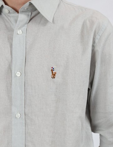 Camasa Polo Ralph Lauren, gri