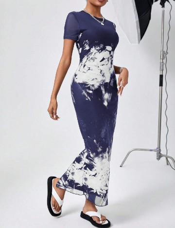 Rochie lunga SHEIN, albastru