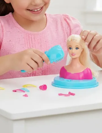 Cap de papusa pentru coafat, mix culori Mix culori