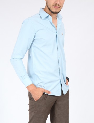 Camasa Polo Ralph Lauren, bleu