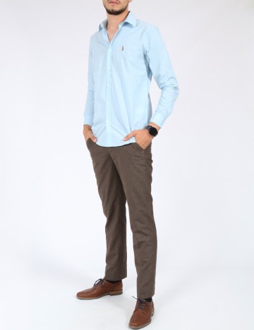 Camasa Polo Ralph Lauren, bleu
