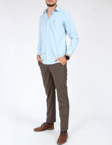 Camasa Polo Ralph Lauren, bleu Albastru