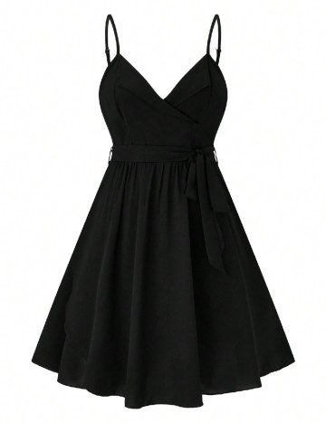 Rochie scurta SHEIN CURVE, negru