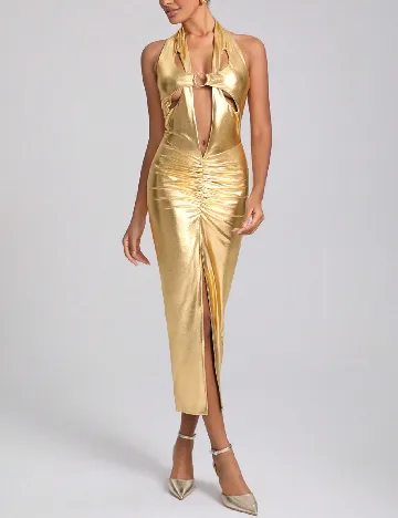 Rochie lunga SHEIN, auriu