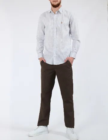 Camasa Ralph Lauren, gri deschis Gri