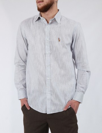Camasa Ralph Lauren, gri deschis