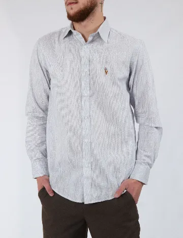 Camasa Ralph Lauren, gri deschis Gri