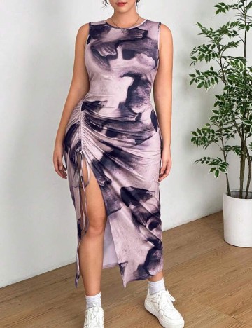 Rochie lunga SHEIN CURVE, mov