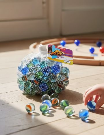 Set bile de sticla Toi-Toys, mix culori