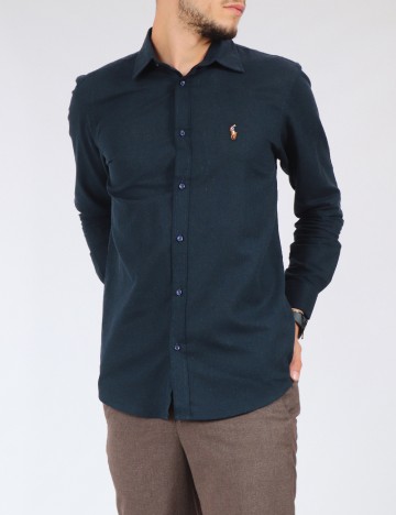 Camasa Polo Ralph Lauren, bleumarin