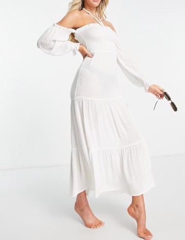 Rochie lunga SHEIN, alb