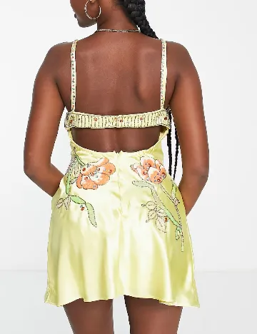 Rochie scurta ASOS, galben