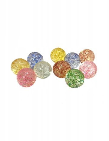 Set bile de cauciuc 10 bucati Toi-Toys, mix culori
