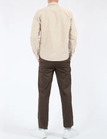 Camasa Lacoste, crem Crem