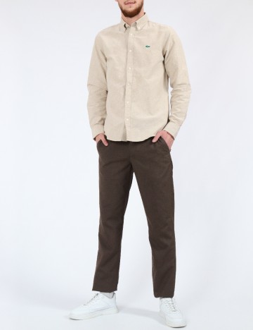 Camasa Lacoste, crem