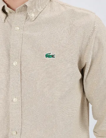Camasa Lacoste, crem Crem