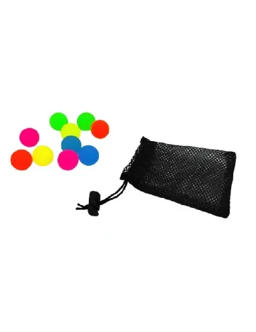 Set bile de cauciuc 10 bucati Toi-Toys, mix culori