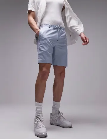 Pantaloni scurti Topman, albastru