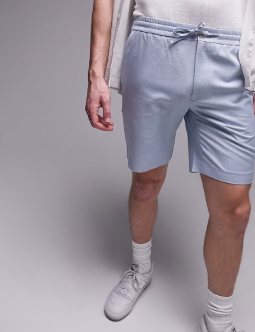 Pantaloni scurti Topman, albastru