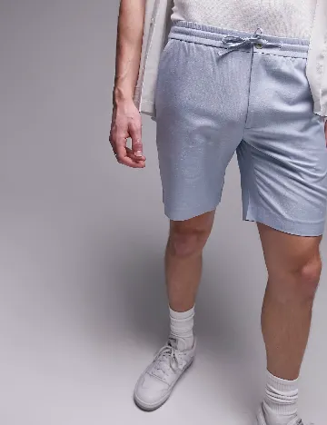 Pantaloni scurti Topman, albastru
