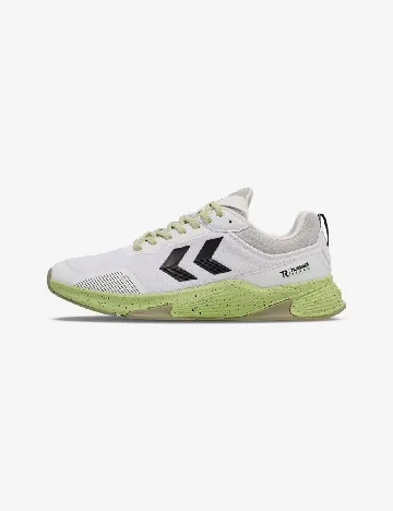 Adidasi Hummel, alb/verde