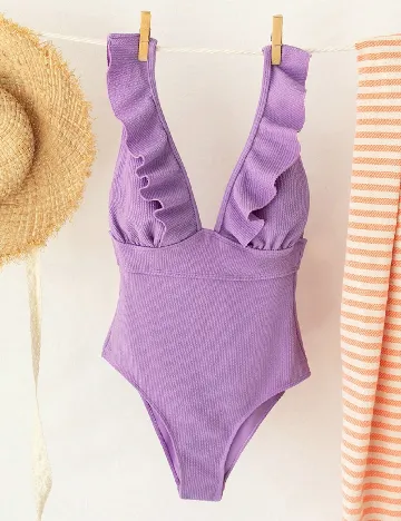Costum de baie SHEIN, mov Mov