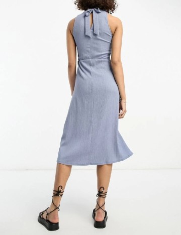 Rochie medie ASOS, albastru