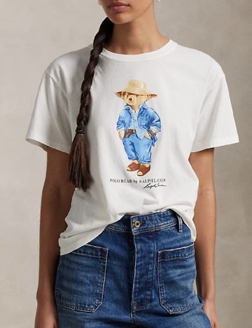 Tricou Polo Ralph Lauren, alb