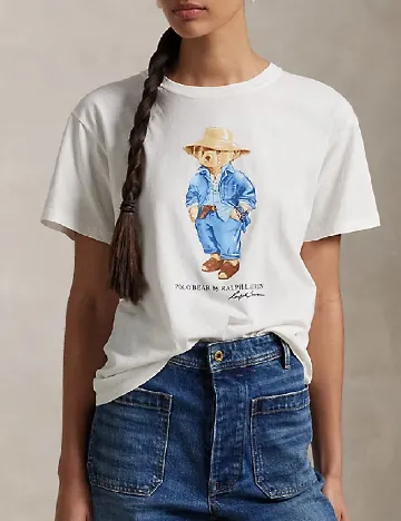Tricou Polo Ralph Lauren, alb Alb