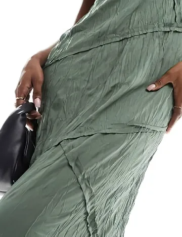 Rochie lunga ASOS, verde Verde