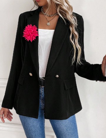 Sacou SHEIN, negru