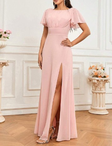 Rochie lunga SHEIN, roz