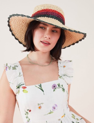 Palarie Accessorize, crem