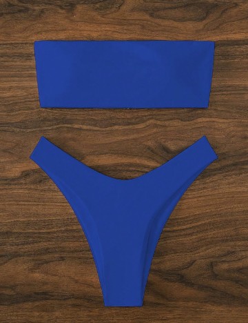 Costum de baie SHEIN, albastru