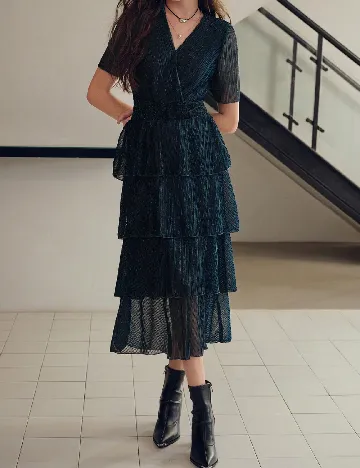Rochie medie MOTF, albastru Albastru