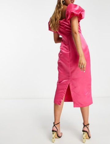 Rochie medie IN THE STYLE, roz